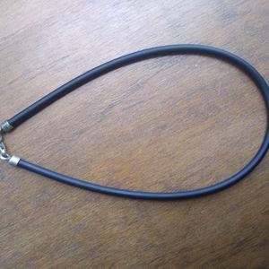 Black Rubber Necklace